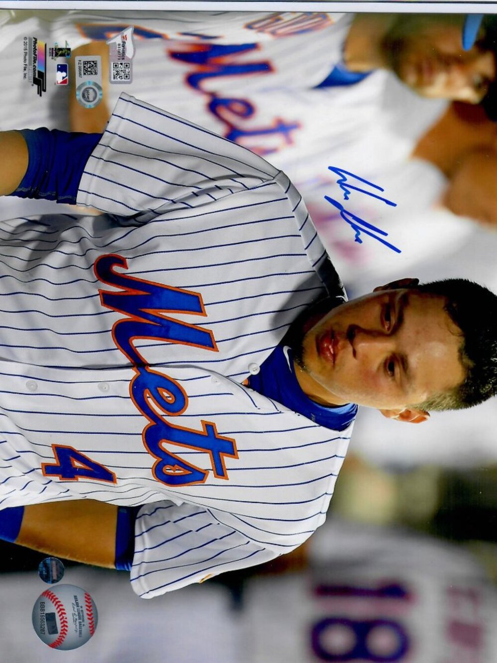 Wilmer Flores New York Mets Signed 8X10 Photo Fanatics Cert B338773